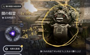 【黒い砂漠モバイル】黒い精霊のビフォーアフター（進化する前）
