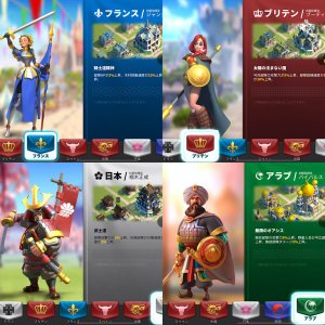ライズオブキングダム②：文明を選んで特色を出すスタイル