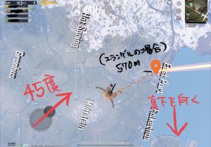 【PUBGモバイル】パラシュート最速降り手順を解説【アプデ最新版】