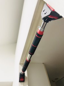 STEADY・懸垂バーを使った感想・レビュー「②：30秒で設置してみた（下アングル）」