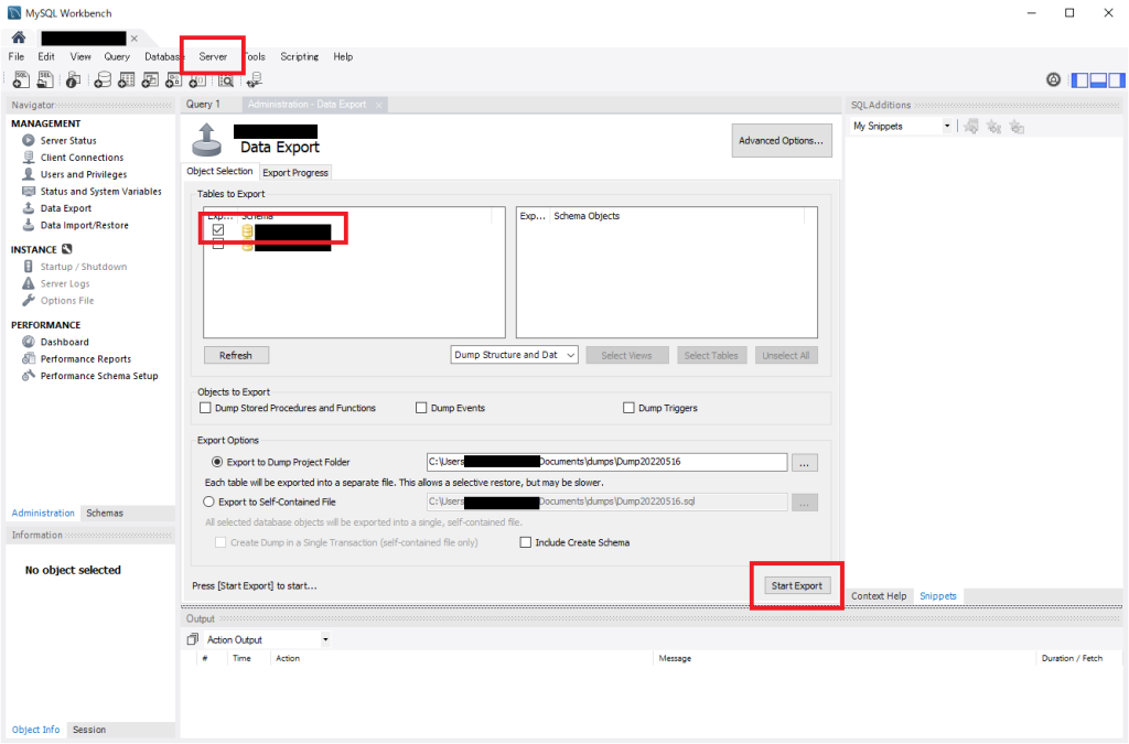 MySQL Workbenchのエクスポート・インポート手順｜macoblog
